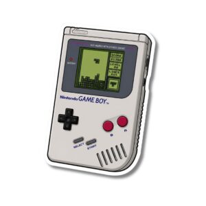 "RETRO HANDHELD GAME CONSOLE" STICKER