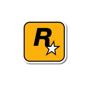 "ROCKSTAR GAME"STICKER