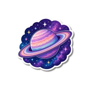 "SATURN PLANET" STICKER