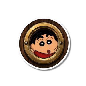 "SHINCHAN DOOR EYE"STICKER