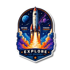 "SPACE SHUTTLE" STICKER