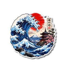 "THE GREAT WAVE"STICKER