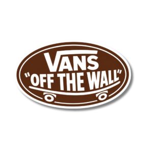 "VANS OFF THE WALL 2"STICKER