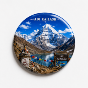 "ADI KAILASH"58 MM ROUND FRIDGE MAGNET