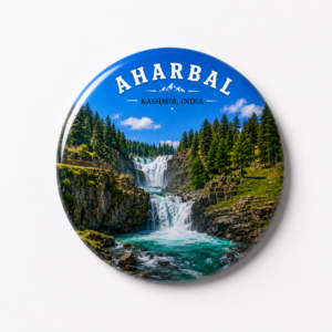 "AHARBAL"58 MM ROUND FRIDGE MAGNET