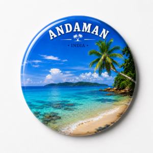 "ANDAMAN"58 MM ROUND FRIDGE MAGNET