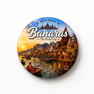 "BANARAS"58 MM ROUND FRIDGE MAGNET