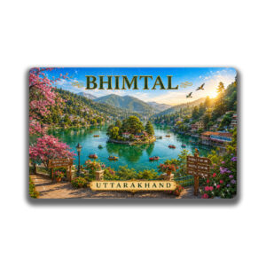"BHIMTAL"85*54 MM RECTANGLE PVC GLITTER FINISH FRIDGE MAGNET