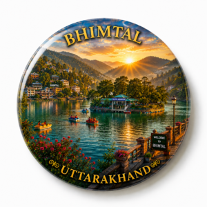 "BHIMTAL"58 MM ROUND FRIDGE MAGNET