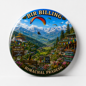 "BIR BILLING"58 MM ROUND FRIDGE MAGNET
