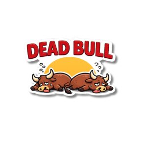 "DEAD BULL"STICKER
