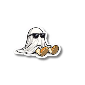 "GHOST SITTING"STICKER