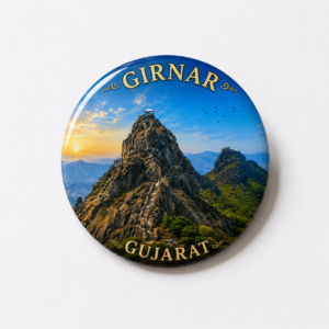 "GIRNAR"58 MM ROUND FRIDGE MAGNET