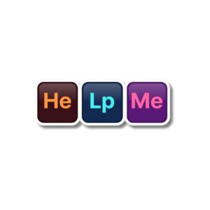 "HELP ME"STICKER