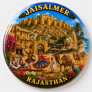 "JAISALMER"58 MM ROUND FRIDGE MAGNET