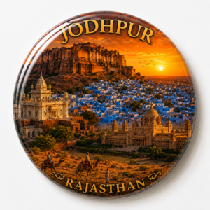 " JODHPUR"58 MM ROUND FRIDGE MAGNET
