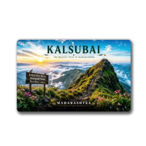 "KALSUBAI"85*54 MM RECTANGLE PVC GLITTER FINISH FRIDGE MAGNET