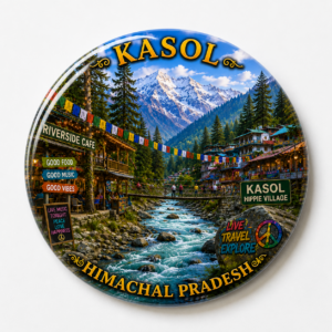 "KASOL"58 MM ROUND FRIDGE MAGNET