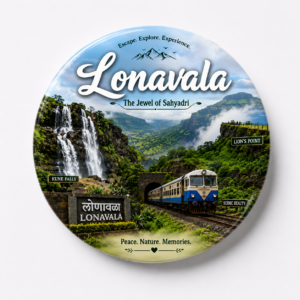 "LONAVALA 2"58 MM ROUND FRIDGE MAGNET