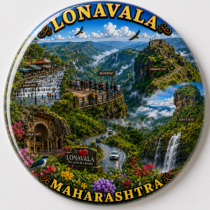 "LONAVALA"58 MM ROUND FRIDGE MAGNET