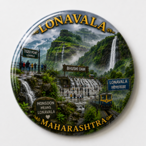 " LONAVALA"58 MM ROUND FRIDGE MAGNET