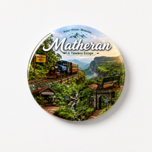 "MATHERAN"58 MM ROUND FRIDGE MAGNET