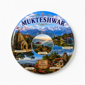 "MUKTESHWAR 2"58 MM ROUND FRIDGE MAGNET