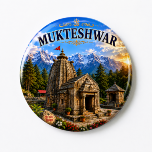 "MUKTESHWAR"58 MM ROUND FRIDGE MAGNET
