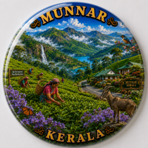 "MUNNAR"58 MM ROUND FRIDGE MAGNET