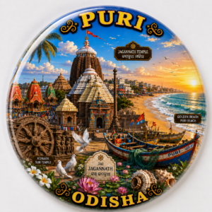 "PURI"58 MM ROUND FRIDGE MAGNET