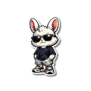 "RABBIT"STICKER