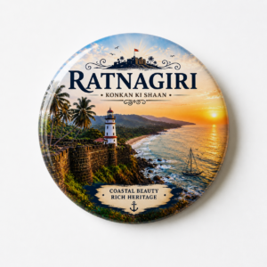 "RATNAGIRI"58 MM ROUND FRIDGE MAGNET
