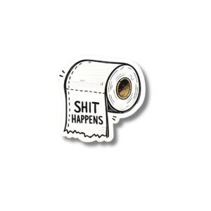 "SHIT HAPPENS"STICKER