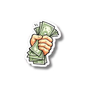 "TAKE MY MONEY"STICKER