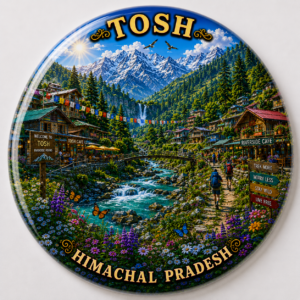 "TOSH"58 MM ROUND FRIDGE MAGNET