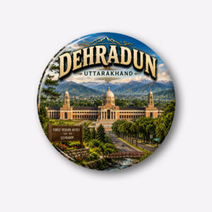 "DEHRADUN"58 MM ROUND FRIDGE MAGNET