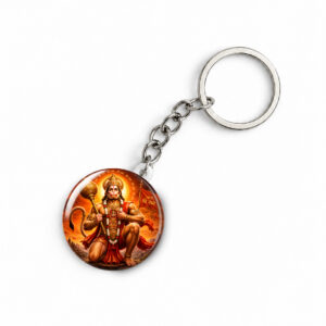 "HANUMAN JI" ROUND 44 MM/58 MM KEYCHAIN