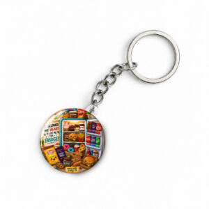 "I FOLLOWED MY HEART" ROUND 44 MM/58 MM KEYCHAIN