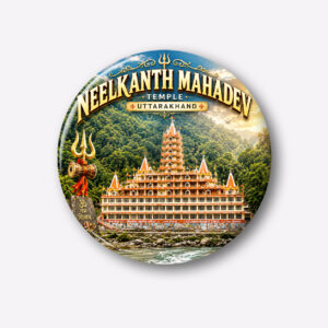 "NEELKANTH MAHADEV"58 MM ROUND FRIDGE MAGNET