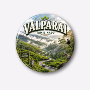 "VALPARAI"58 MM ROUND FRIDGE MAGNET